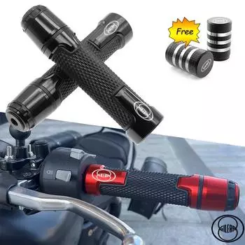 For Gilera GP800 Fuoco Nexus 500 Runner 50 125 200 NEW 7/8 22MM Motorcycle CNC Aluminum Accessories non slip HandleBar Grips чёрный