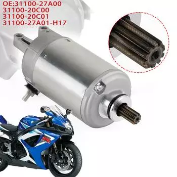 Для GS500U GS500H GS500F GS500E GS500ESK GSX750 GSX750F 410-52569 128000-6800 Пусковой двигатель двигателя внедорожного мотоцикла