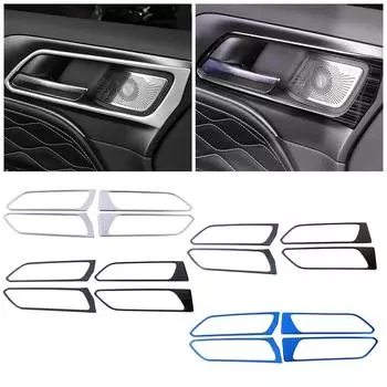 For GWM Tank 300 2024 2024 Interior Mouldings Inner Door Handle Bowl Frame Cover Trim Stainless Steel Decoration Sticker