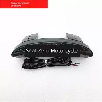 For Harley Xl883 Xl1200n X48 Short Masonry Led Restoration Rear Stop Lamp Rear Turn Signal Lamp Blackened cover (three lines)