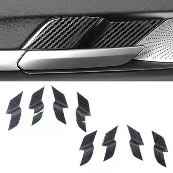 For Haval H6 3rd Gen 2024 2024 Inner Door Handle Bowl Frame Trim Stainless Steel Protection Accessories Decorative Sticker чёрный