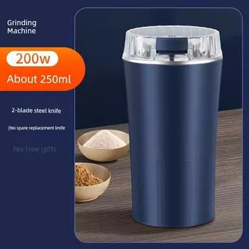 For Home Small Stainless Steel Electric Mini Grinder Blue Grinder -2 Blades