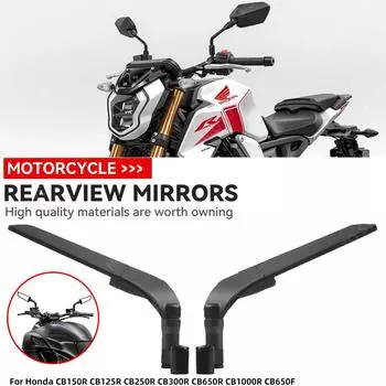 For Honda CB150R CB125R CB250R CB300R CB650R CB1000R CB650F Motorcycle Wind Wing Side Rearview Mirror Adjustable Rotating