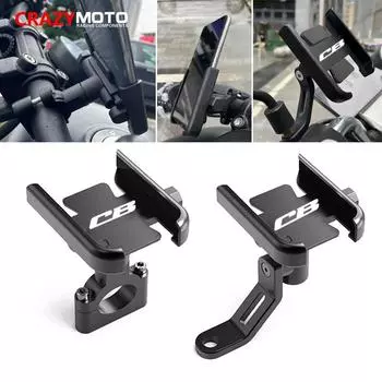 For Honda CB 599 600F CB 400 500 CB919 CB 125 R CB 190R 250R CB1000R Motorcycle Handlebar Mobile Phone Holder GPS Stand Bracket