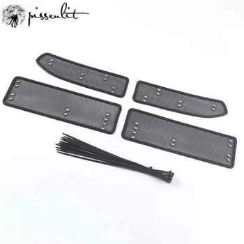 For Honda Fit Jazz 2020 Car Accessories Front Grille Insert Net Anti-insect Dust Garbage Proof Stainless Inner Cover Mesh белый