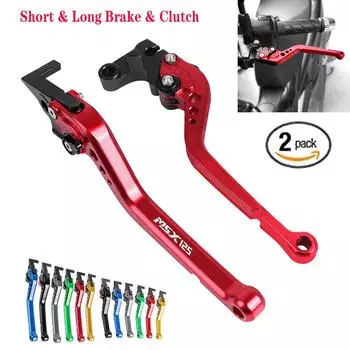 For Honda MSX 125 MSX125 GROM 2013-2025 MSX125SF 2016-2025 Motorcycle Accessories Short&Long Brake Clutch Levers Handles Lever