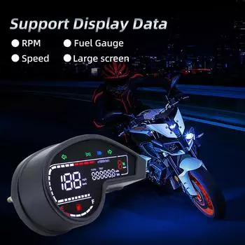 For Honda NXR150 NXR125 Bros 2003-2014 CRV Motorcycle Digital LED Odometer Speedometer Motor Tachometer XR150 GY200 Mexico Brazi