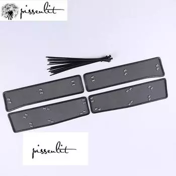 For Honda Odyssey 2015 2016 2017 2018 Car Accessories Steel Front Racing Grills Insert Net Anti-insect Dust Garbage Proof чёрный