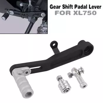 For Honda XL750 Transalp XL 750 2025-2025 Motorcycle Adjustable Folding Gear Shifter Shift Pedal Lever Foot pegs Footrest чёрный