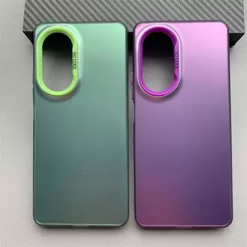 For Honor 90 Smart Case Honor 90 Smart Phone Case CLK-NX1 CLK-NX3 Cover Honor X7b 5G Luxury Metallic Aurora Skin Matte Cover Honor X7b 5G