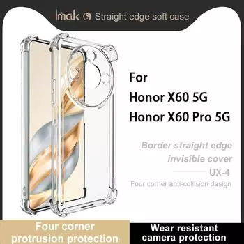 Чехол для телефона Honor X60 Pro 5G IMAK UX-4 ударопрочный мягкий чехол Honor X60 5G белый