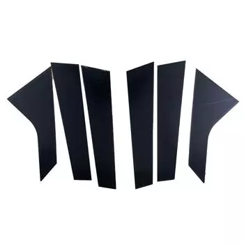 For Hyundai Sonata 2020 2021 Gloss Black Pillar Posts 6 pcs Door Trim Cover