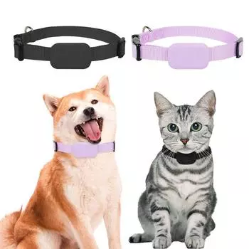 For iOS Puppy Collar Battery Operated Animal Tracking Movement Alert Collar Pet Anti Lost Tracker for Small Medium Large Dogs розовый