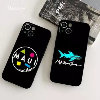 FOR IPhone Phone Case 14 11 12 Pro 8 7Plus X Pro 14 MAX 13 MINI XR XS 14 13 pro MAUI AND SONS Surf Sakataboard Soft Phone Covers iphone XR
