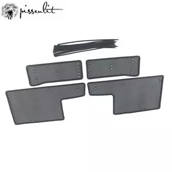 For Jeep Compass 2019+ Anti-insect Network Cover Racing Grills Water Tank Protective Net Cover Panel Decoration Accessories чёрный