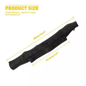 For Jeep Wrangler JK JKU JL JT 2PCS Black Door Limiting Check Straps With Zipper
