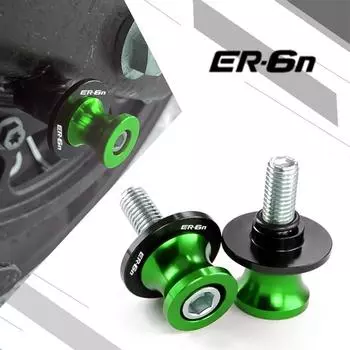 For Kawasaki ER6N ER 6N ER-6N 2006-2016 2013 2014 2015 Motorcycle Accessories CNC M6/M8/M10 Swingarm Spools Sliders Stand Screws