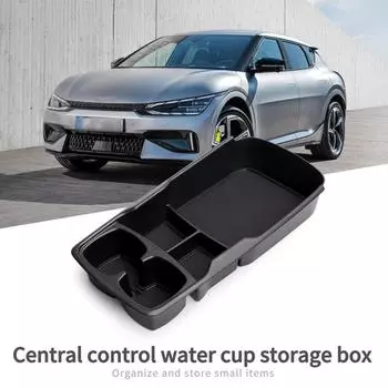 For Kia 23 EV6 Central Control Lower Storage Box Car Car With Special Storage Storage Class Modified Decoration Divided I7A5