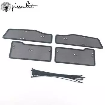 Для Kia Forte 2018 Racing Grills Сетка от насекомых Блестки Алмазная сетка Защитная сетка для резервуара для воды Аксессуары для панели чёрный