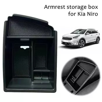 For Kia Niro Niro Central Armrest Box Storage Box Car Box Storage Storage Special Modification Box Easy Car Interior Storag M2M5 чёрный
