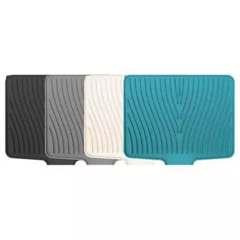 For Kitchen Tableware Dish Drying Mat 1 Pc Black/Gray/Beige/Green зелёный