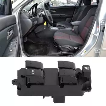 Для Mazda 3 2005 2006 2007 2008 2009 2010 Передняя левая кнопка главного стеклоподъемника с выключателем на консоли BP1E-66-350