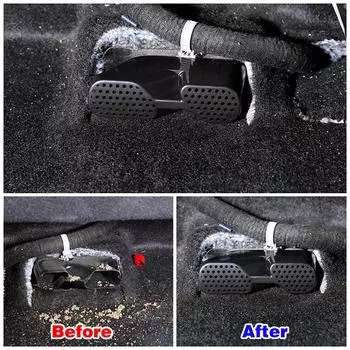 For Mazda CX-5 CX5 2013-2019 Under Seat Floor AC Heat Air Conditioner Vent Outlet Grille Protective Cover Car Styling Trim
