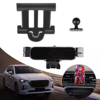 For Mazda CX-60 2024 Car Mobile Phone Holder Dashboard Vent Cell Smart Air Bracket Phone Mount Car Holder Phone K8E8