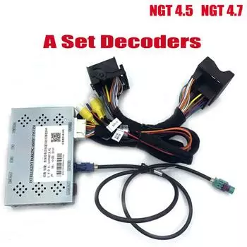 For Mercedes Benz Reverse Parking Decoder Front Rear camera Original Display