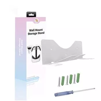 For Oculus / Meta Quest 2 Wall Mount Storage Stand PC Hook Headset Controller Stand VR 11*8.5*31.7cm белый