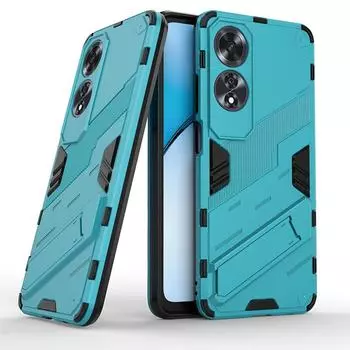 Для Oppo A80 A60 Punk Armor противоударный бампер прочный прорезиненный ПК в комплекте подставка держатель чехол оболочка For Oppo A60 красный