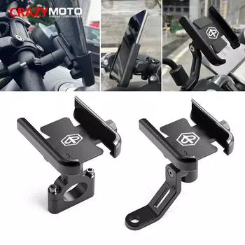 For PIAGGIO Liberty125 MP3 500 Medley Beverly 300 ZIP50 X7 X9 Accessories Motorcycle Handlebar Mobile Phone Holder Stand Bracket