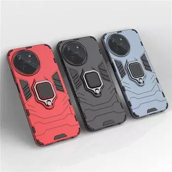 For Realme 11 4G Case 6.4 inch Hard Armor Finger Ring Protective Bumper For Realme 11 Case For Realme 11 4G Cover For Realme 11 4G