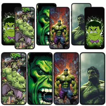 для Samsung Galaxy S24 S23 iPhone 15 14 Xiaomi Redmi Note 13 12 11 Pro Max X 8 7 9 10 XR S20 13C A05 OPPO A15 Huawei чехол для телефона Marvel Hulk Cover for OPPO A94 5G A95 5G аэро