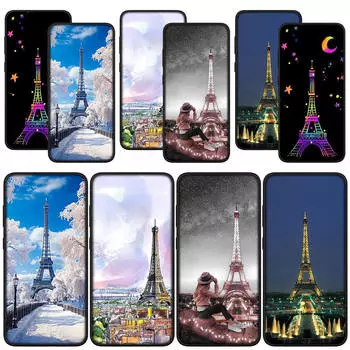для Samsung Galaxy S24 S23 iPhone 15 14 Xiaomi Redmi Note 13 12 11 Pro Max X 8 7 9 10 XR 9C OPPO A15 Huawei чехол для телефона Франция Париж Эйфелева башня чехол for Samsung Galaxy A20 ceil
