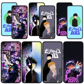 for Samsung Galaxy S24 S23 iPhone 15 14 Xiaomi Redmi Note 13 12 11 Pro Max X 8 7 9 10 XR A05 A14 13C OPPO A15 Huawei Phone Case Mob Psycho 100 Cover