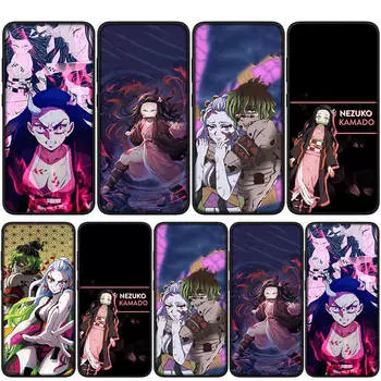 для Samsung Galaxy S24 S23 iPhone 15 14 Xiaomi Redmi Note 13 12 11 8 Plus 10 9 Pro Max X XR Чехол для телефона Daki Gyutaro Demon Slayer Nezuko OPPO Huawei Y9 for Huawei Y7 2019 болюс