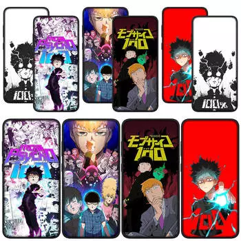 for Samsung Galaxy S24 S23 iPhone 15 14 Xiaomi Redmi Note 13 12 11 Pro Max X 8 7 9 10 XR OPPO A15 Huawei Phone Case Comics Mob Psycho 100 Cover