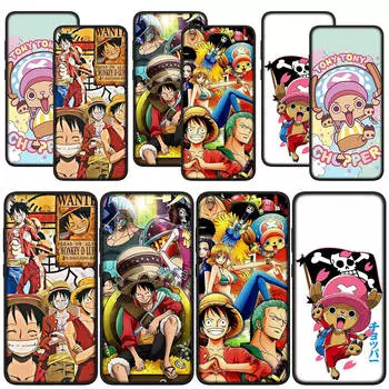 for Samsung Galaxy S24 S23 iPhone 15 14 Xiaomi Redmi Note 13 12 11 Pro Max X 8 9 10 XR OPPO A15 Huawei Phone Case Luffy Tony Chopper One Piece Cover