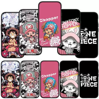 for Samsung Galaxy S24 S23 iPhone 15 14 Xiaomi Redmi Note 13 12 11 8 Plus 10 9 Pro Max X XR 9C Case Wallpaper One Piece Luffy Tony Chopper OPPO Huawei
