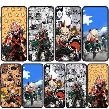 for Samsung Galaxy S24 S23 iPhone 15 14 Xiaomi Redmi Note 13 12 11 8 Plus 10 9 Pro Max X XR Phone Case Bakugou Katsuki My Hero Academia OPPO Huawei Y9