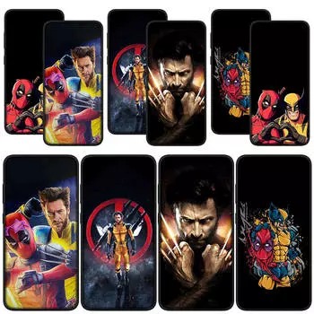for Samsung Galaxy S24 S23 iPhone 15 14 Xiaomi Redmi Note 13 12 11 Pro Max X 8 7 9 10 XR OPPO A15 Huawei Phone Case Poster Deadpool Wolverine Cover