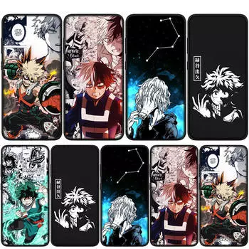 for Samsung Galaxy S24 S23 iPhone 15 14 Xiaomi Redmi Note 13 12 11 8 Plus 10 9 Pro Max X XR Phone Case Cartoon My Hero Academia OPPO Huawei Cover