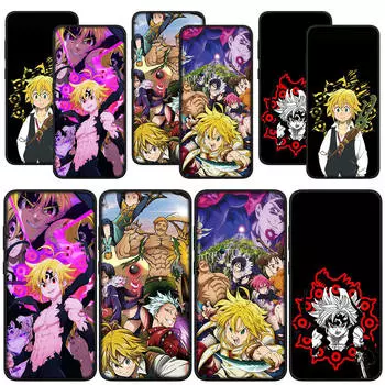 for Samsung Galaxy S24 S23 iPhone 15 14 Xiaomi Redmi Note 13 12 11 Pro Max X 8 7 9 10 XR OPPO A15 Huawei Phone Case Comics Seven Deadly Sins Meliodas