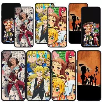 for Samsung Galaxy S24 S23 iPhone 15 14 Xiaomi Redmi Note 13 12 11 Pro Max X 8 7 9 10 XR OPPO A15 Huawei Phone Case Seven Deadly Sins Comics Meliodas