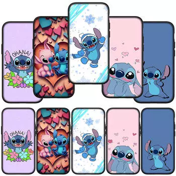 for Samsung Galaxy S24 S23 iPhone 15 14 Xiaomi Redmi Note 13 12 11 8 Plus 10 9 Pro Max X XR Phone Case Comics Lilo Cartoon Stitch OPPO Huawei Cover