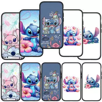 для Samsung Galaxy S24 S23 iPhone 15 14 Xiaomi Redmi Note 13 12 11 8 Plus 10 9 Pro Max X XR чехол для телефона Cute Lilo Wallpaper Stitch OPPO Huawei Cover for iPhone 8 Plus аэро