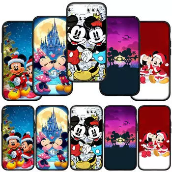 for Samsung Galaxy S24 S23 iPhone 15 14 Xiaomi Redmi Note 13 12 11 8 Plus 10 9 Pro Max X XR Phone Case Minnie Comics Mickey Cute Mouse OPPO A15 Huawei