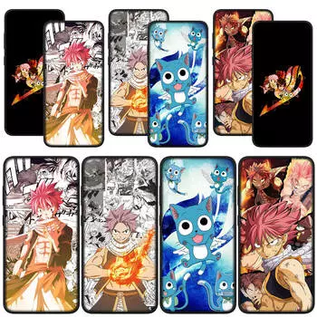 for Samsung Galaxy S24 S23 iPhone 15 14 Xiaomi Redmi Note 13 12 11 Pro Max X 8 7 9 10 XR OPPO A15 Huawei Phone Case Fairy Tail Natsu Dragneel Cover
