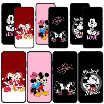 для Samsung Galaxy S24 S23 iPhone 15 14 Xiaomi Redmi Note 13 12 11 Pro Max X 8 7 9 10 XR A05 OPPO A15 Huawei чехол для телефона аниме Микки Милый Минни Маус for Redmi Note 9 олений